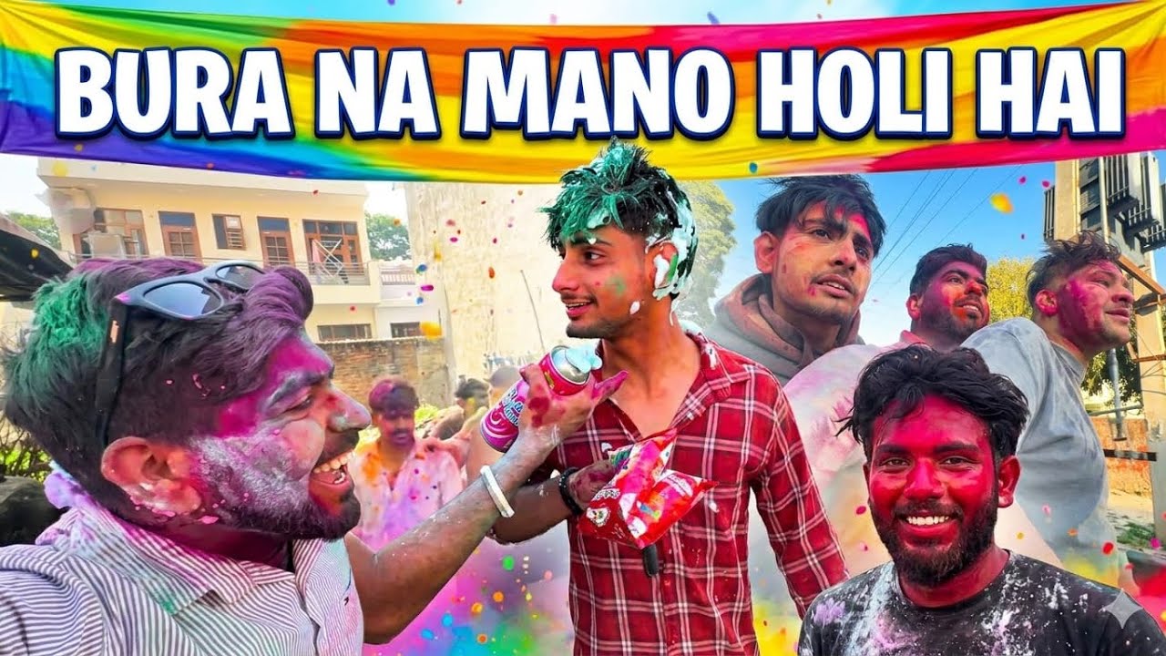 Holi Celebration At Its peak🔫🔫