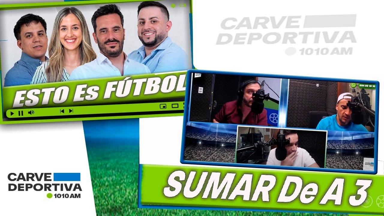 ESTO ES F&Uacute;TBOL / SUMAR DE A TRES | CARVE DEPORTIVA 1010 09/12