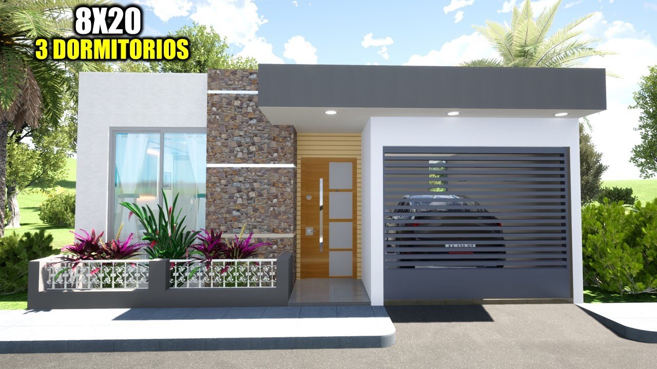CASA PRECIOSA DE UN PISO 8X20 CON 3 DORMITORIOS (RVL CASAS)