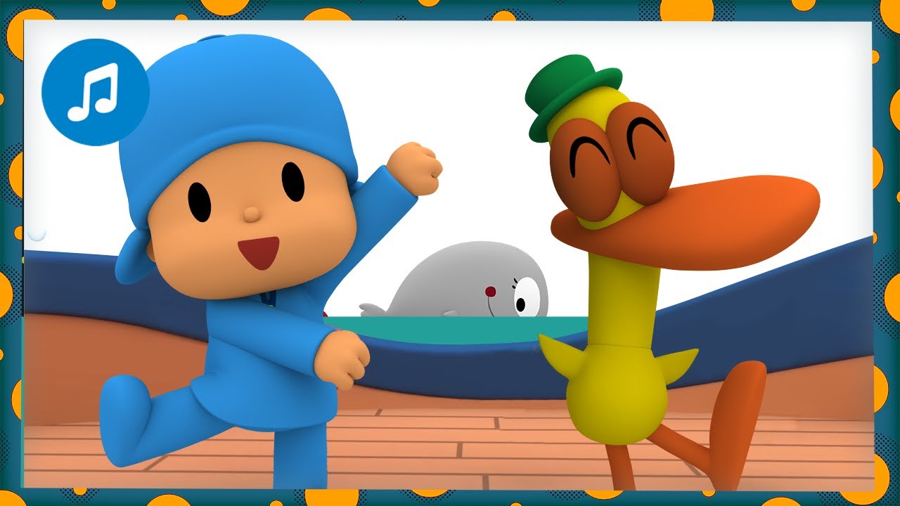 🐳 MÚSICA INFANTIL do POCOYO - Move o corpo | Karaoke e desenhos animados para Crianças