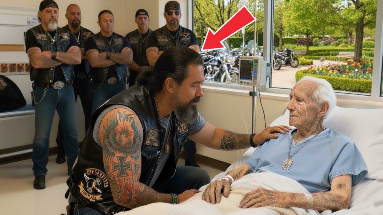 Veteran fleht im Krankenhaus: „Schickt mich nicht nach Hause“ — 300 Biker greifen ein