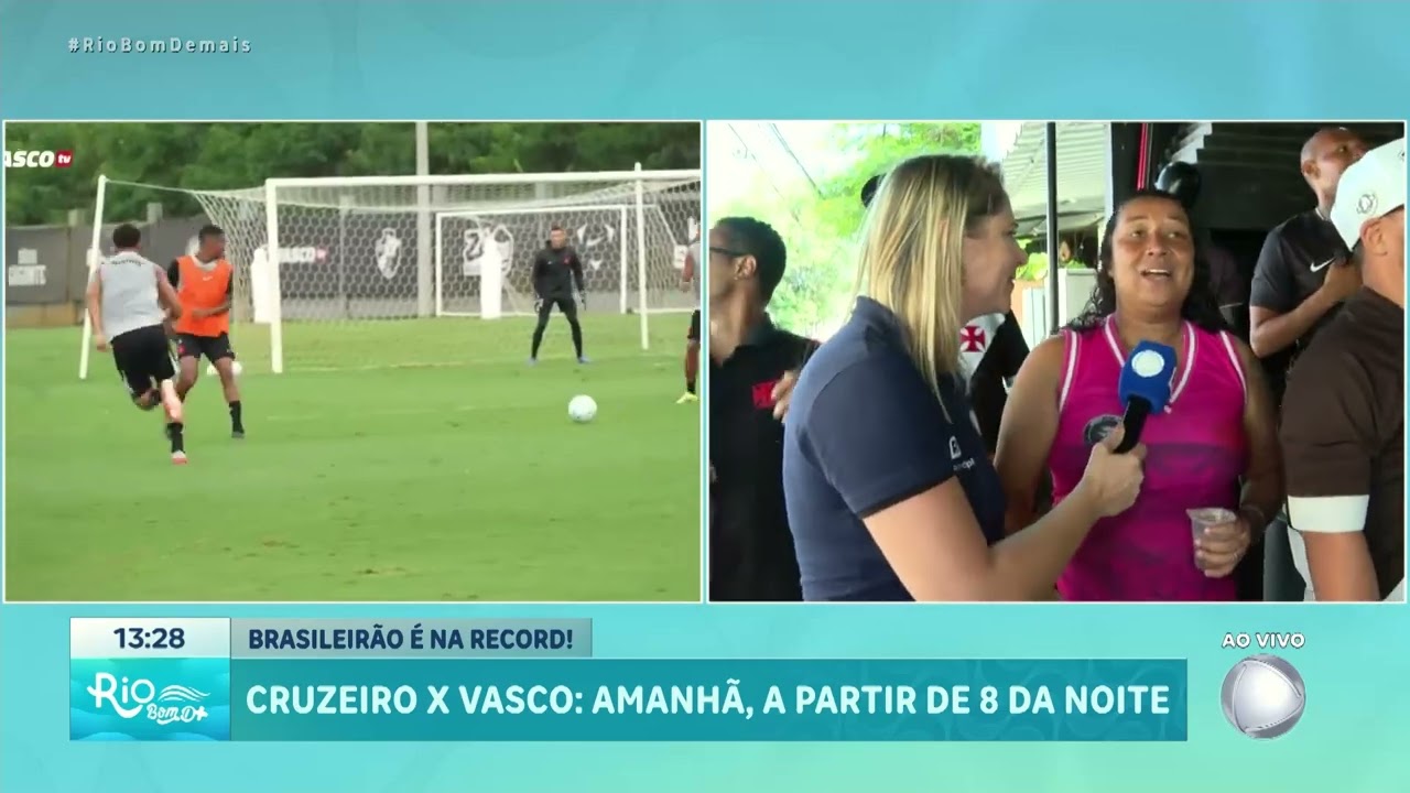 CRUZEIRO E VASCO SE ENFRENTAM EM JOGO ELETRIZANTE NA TELA DA RECORD