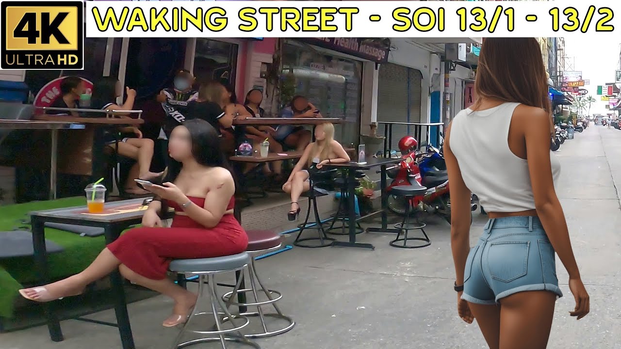 Pattaya Beach Road Soi 13/1 - 13/2 and Walking Street  - 2023 Thailand