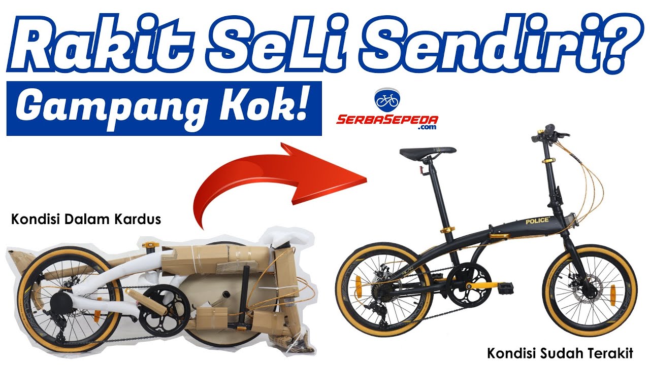 Cara Merakit Sepeda Lipat