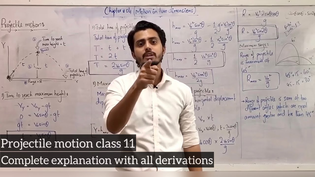 Projectile motion || complete explanation || class 11 || Physics