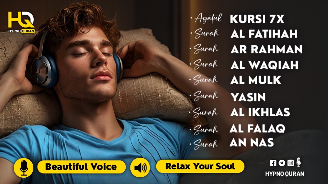 Most Popular Quran Recitation for Relaxing & Peace | Surah Yasin, Ar Rahman, Al Mulk, Al Waqiah