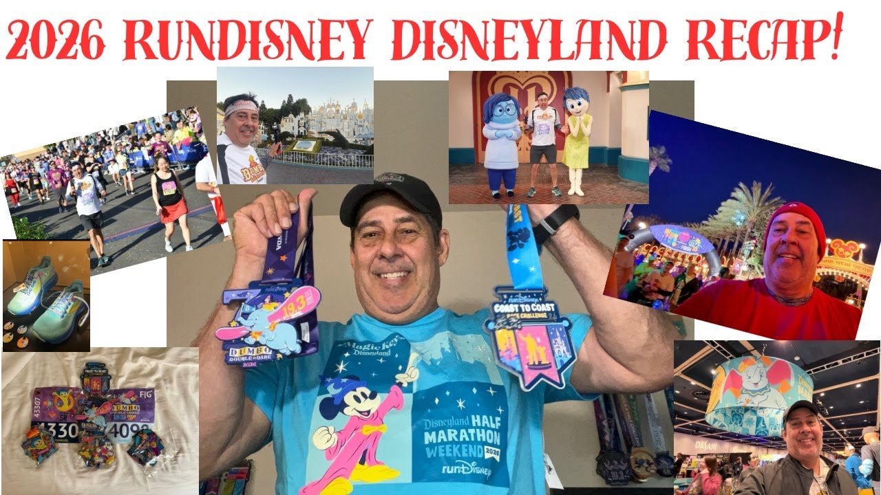 Итоги полумарафона runDisney Disneyland 2026!