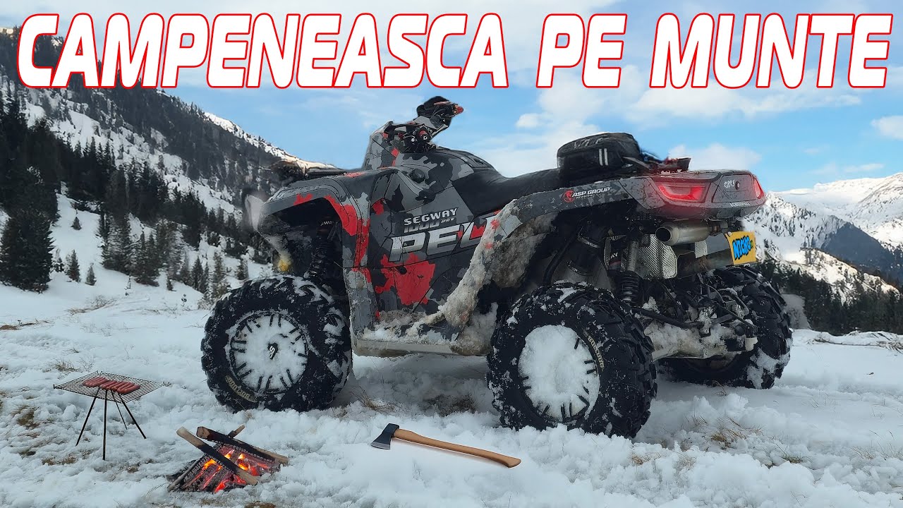 Prima zǎpadǎ a lui ROCKY! Segway AT10 Wide Limited in DEEP SNOW !