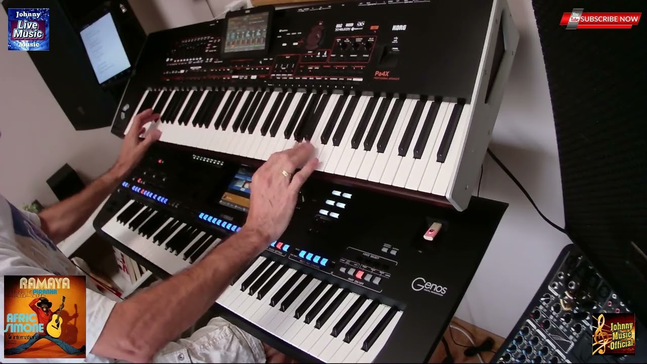 Afric Simone Hit Medley | Yamaha Genos & Korg Pa4X Pro Live Cover by Johnny Music 🎹For Fans in UK