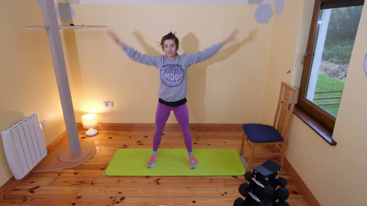 50 min Mostly Standing Cardio + Strength Supersets (No Music)