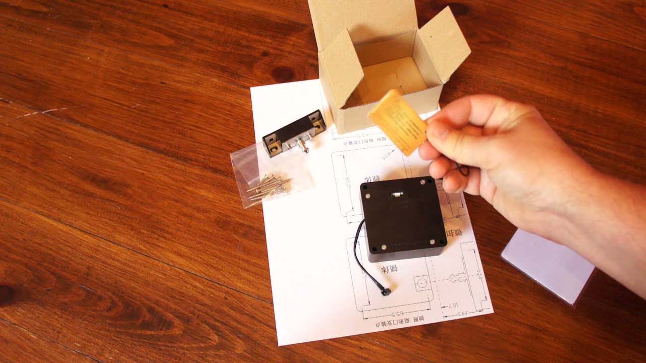 Скрытый невидимый замок RFID для мебели, ящиков, тумбочек, дверей.