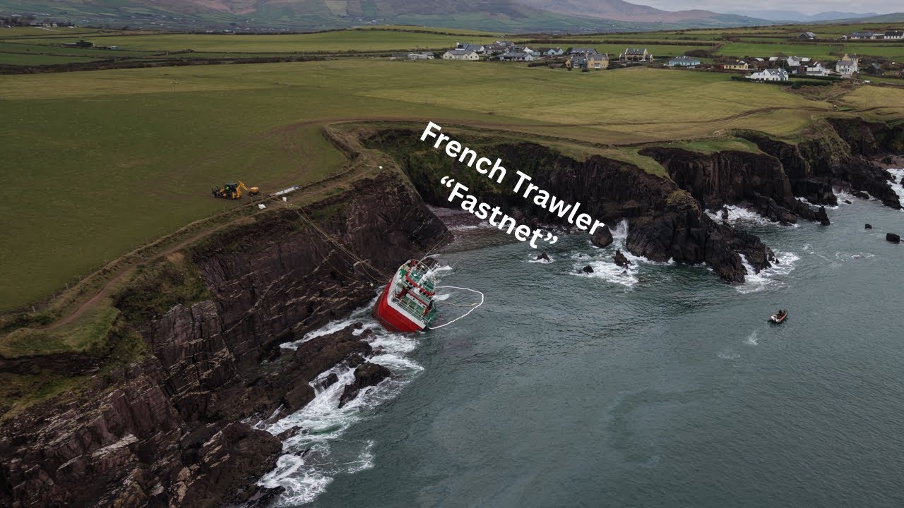 Fastnet Trawler Aground near Dingle Co Kerry
