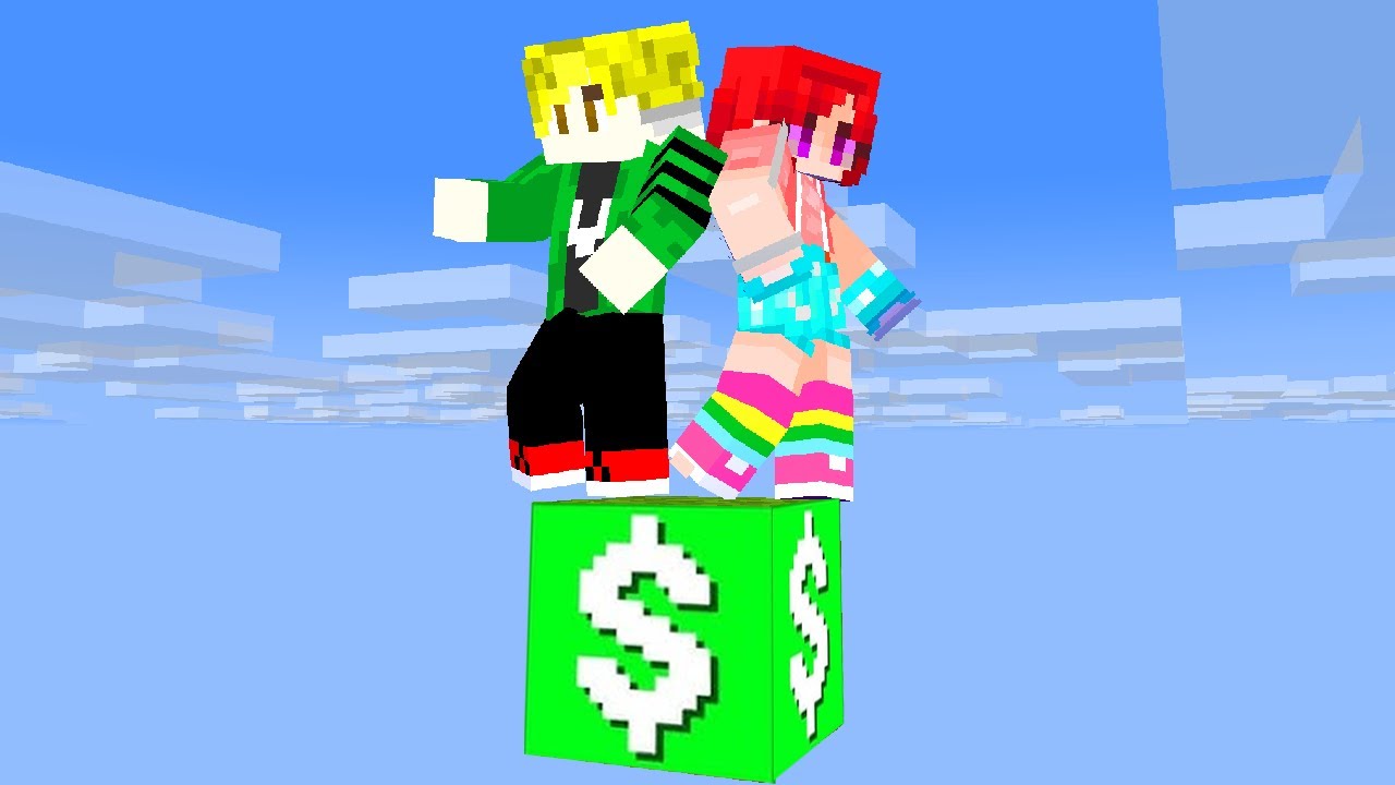ไมน์คราฟต์ แต่มีแค่เงินบล็อกเดียว - Minecraft Money Island ep1