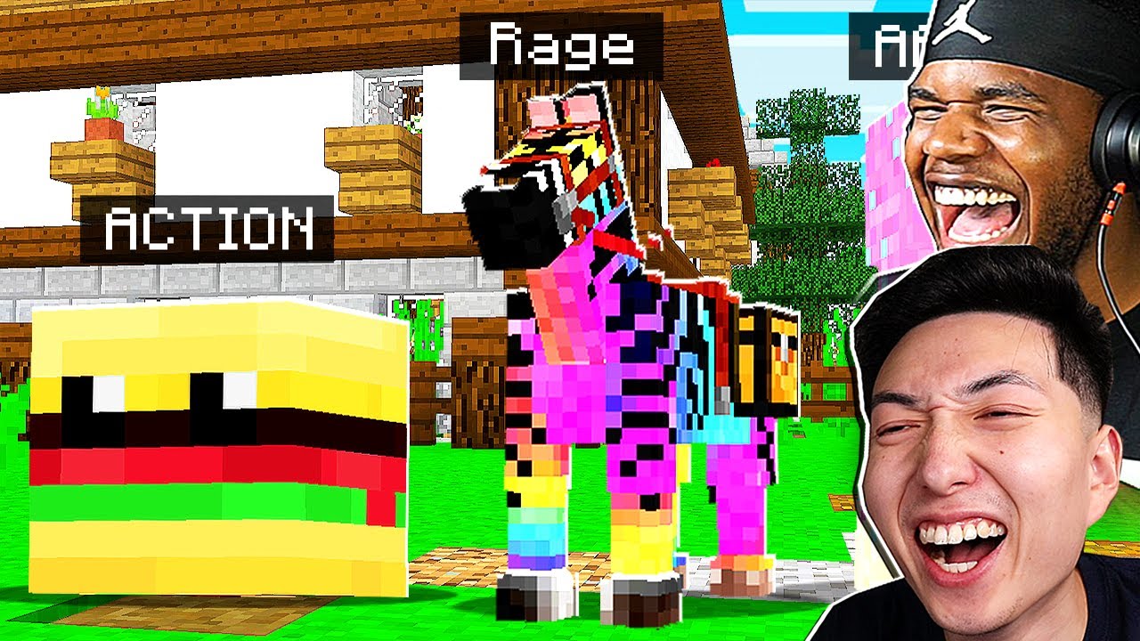 LAUGH = DELETE MINECRAFT! with RageElixir & YaBoiAction