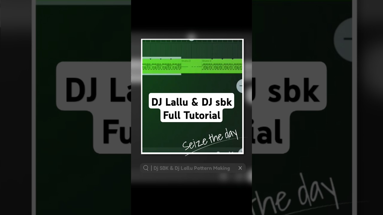 DJ Lallu x SBK Style Beat 💥 FLM Pattern Tutorial!