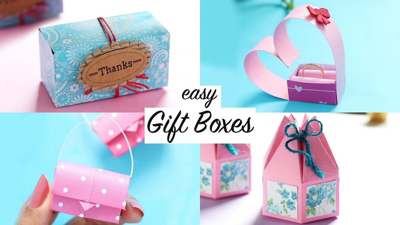 Easy Gift Box Ideas | Gift Wrapping Ideas | How to make