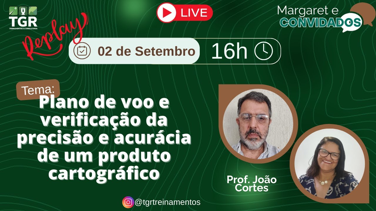 Plano de voo e verificação de precisão e acurácia de um produto cartográfico