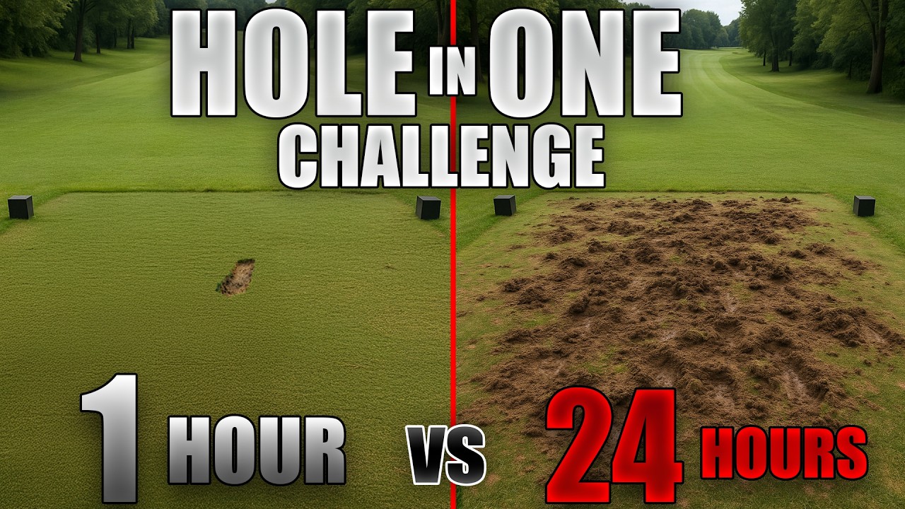 NOT STOPPING UNTIL WE GET A HOLE IN ONE