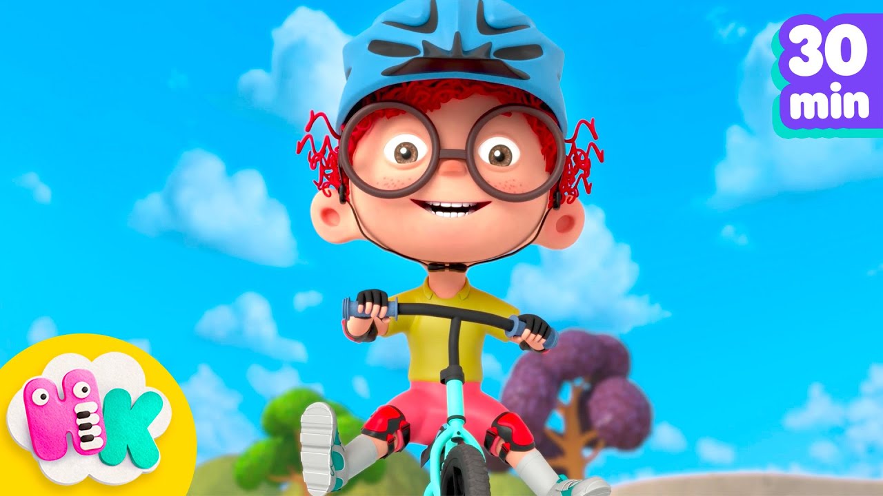 Aprendendo Andar de Bicicleta 🚲 Música Infantil | HeyKids em Português