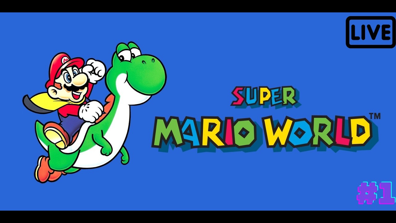 COMEMORANDO OS MEUS 500 INSCRITOS JOGANDO SUPER MARIO WORLD DE SNES PELA PRIMEIRA VEZ PARTE 1