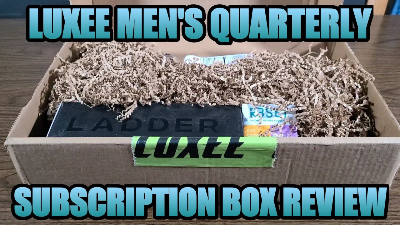 LUXEE MEN'S QUARTERLY SUBSCRIPTION BOX REVIEW
