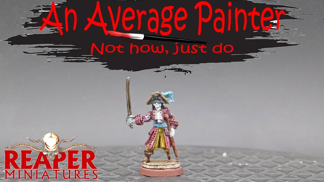 TIMELAPSE - Painting Captain Razig (02437) from Reaper Miniatures