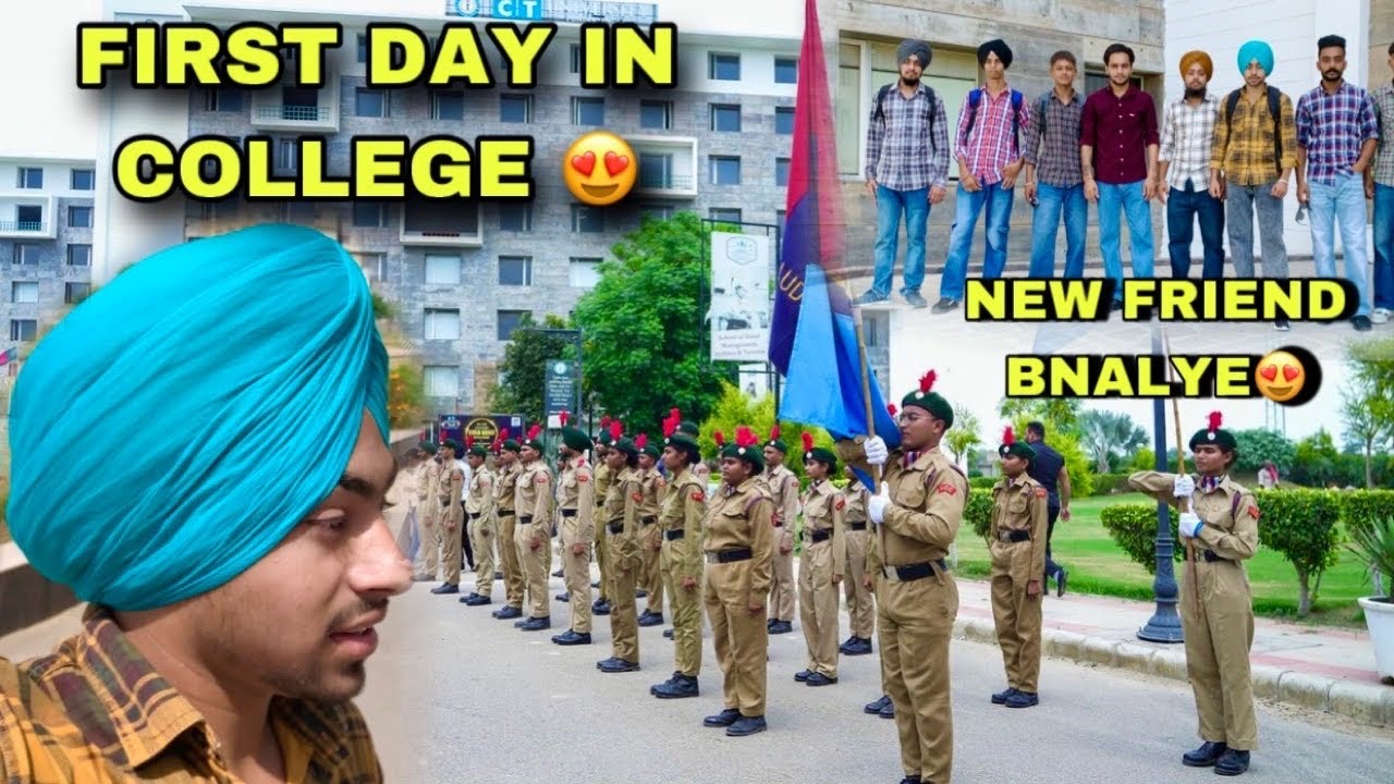 FIRST DAY IN COLLEGE😍BHANGRA COMPITION JIT GYE🤯NEW FRIENDS NAL KHAP PAYI😱