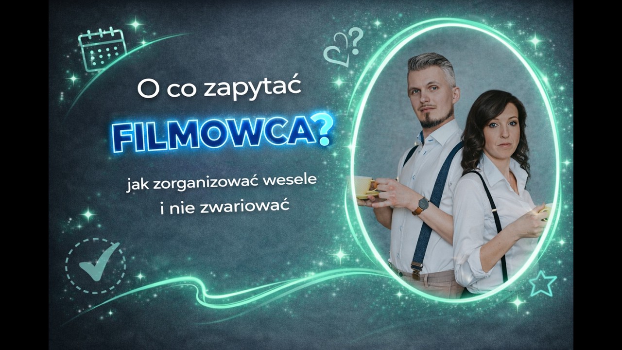 Na co zwrócić uwagę przy wyborze filmowca⁉️😎 - o tym opowie Wojciech Jackiewicz - filmowiec 🎥