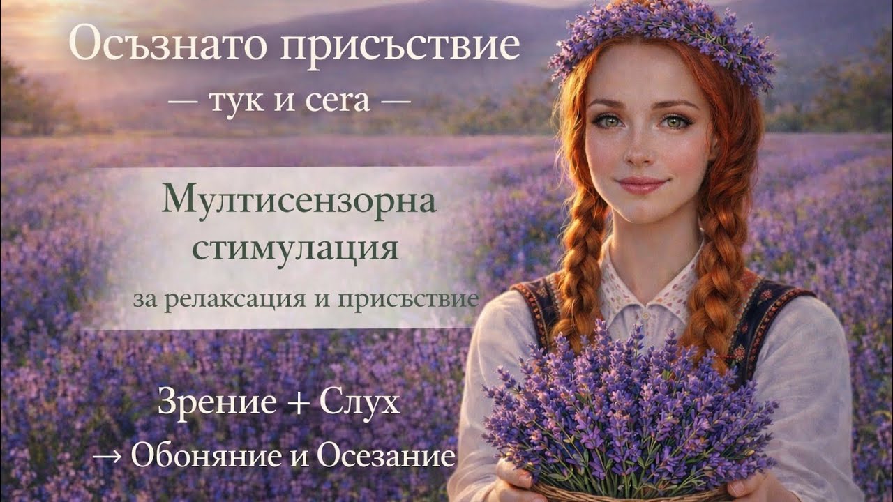 Mултисензорна стимулация за осъзнато присъствие | Арт терапевтично видео | Иринка Христова 
