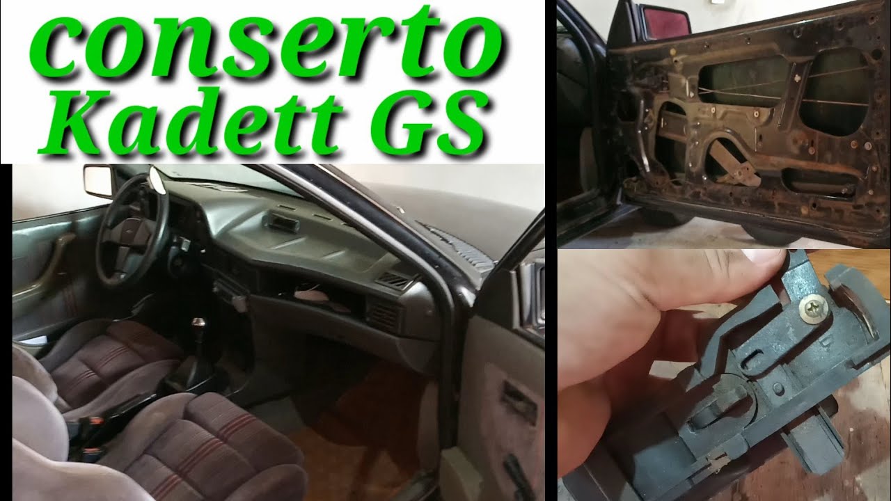 Kadett GS 2.0 porta não abre por dentro (veja o defeito)