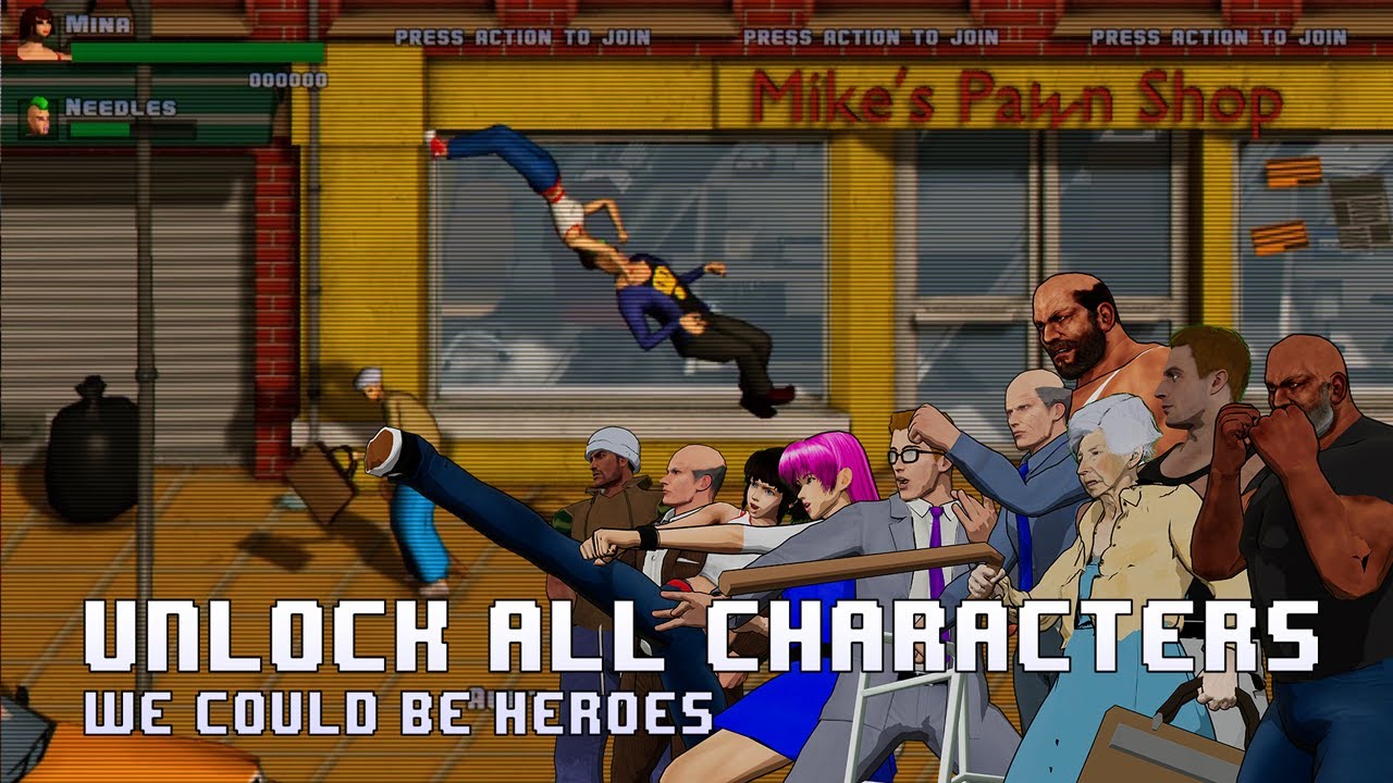 We Could Be Heroes - How to unlock every playable Character - Tips and Tricks playthrough