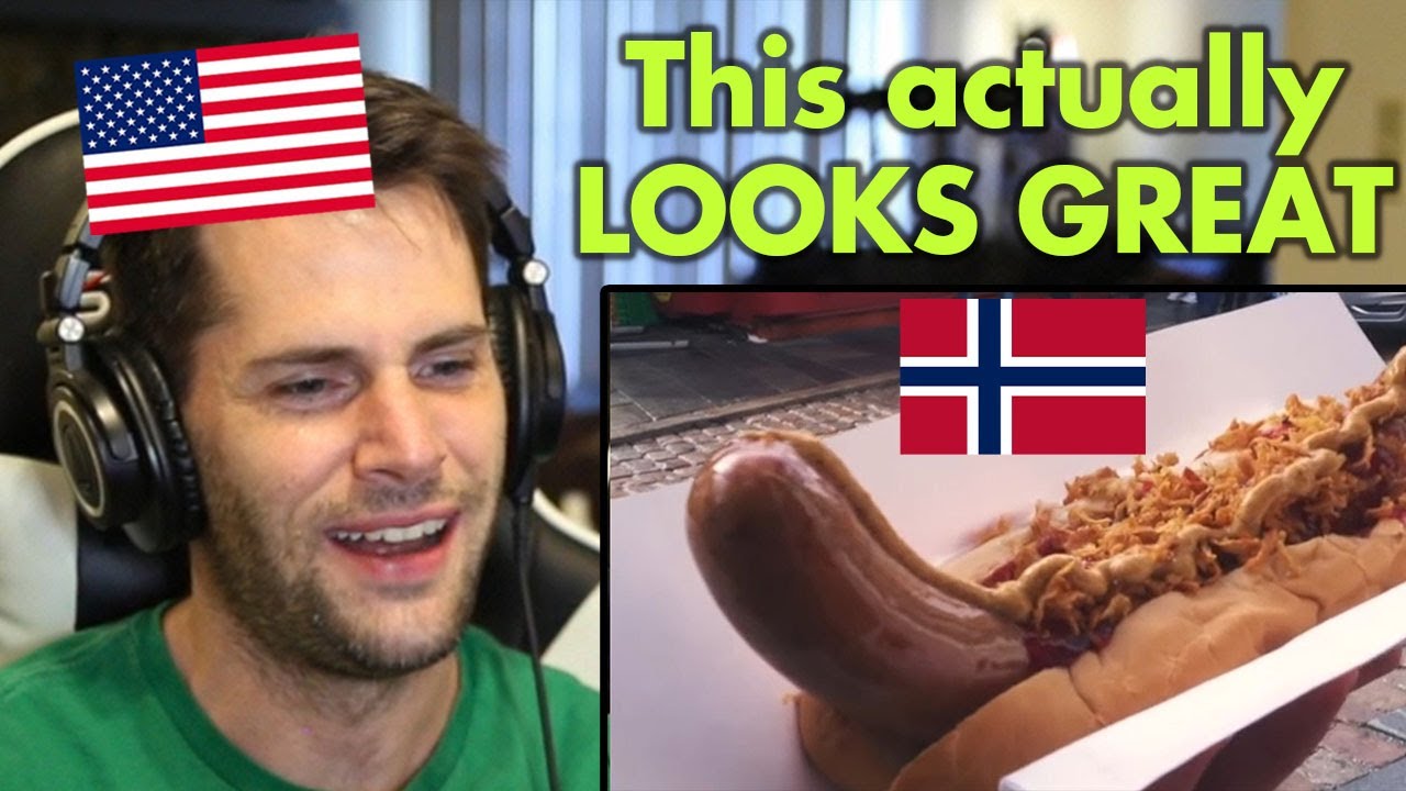 American Reacts to 6 MUST TRY Foods in Bergen, Norway
