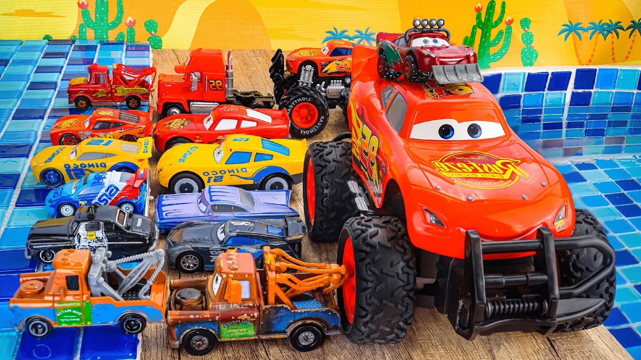 Disney Pixar Cars Unboxing Review | Disney Pixar Cars Frank Escape and Stunt Race Playset