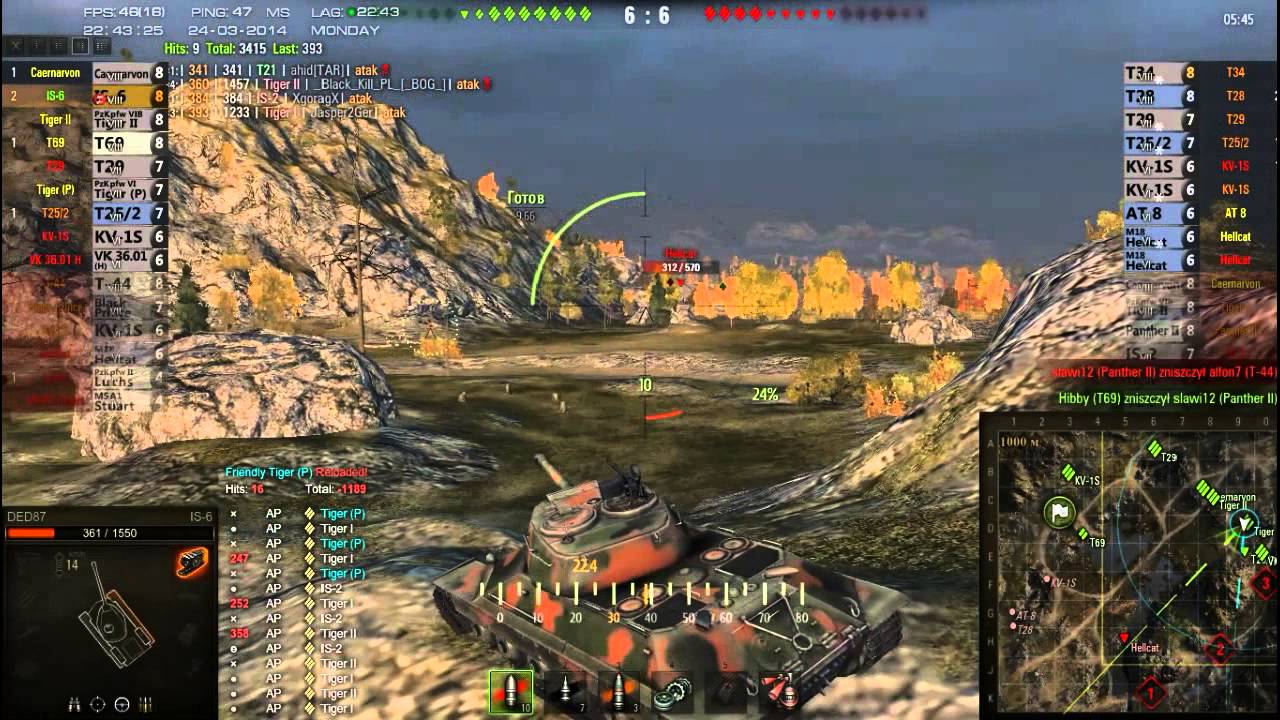 WoT - IS6- Karelia- obrona