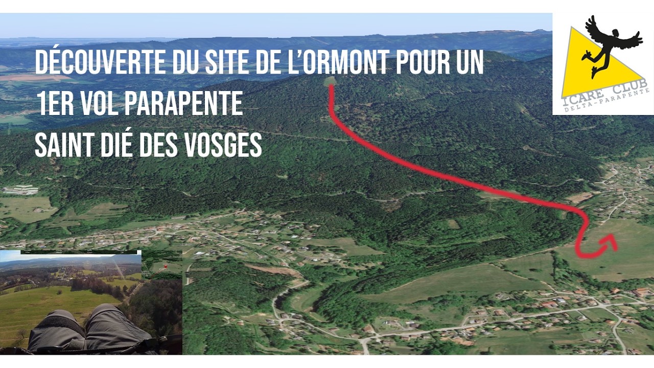 Découverte du site de l'Ormont pour un 1er vol parapente (Vol 38)