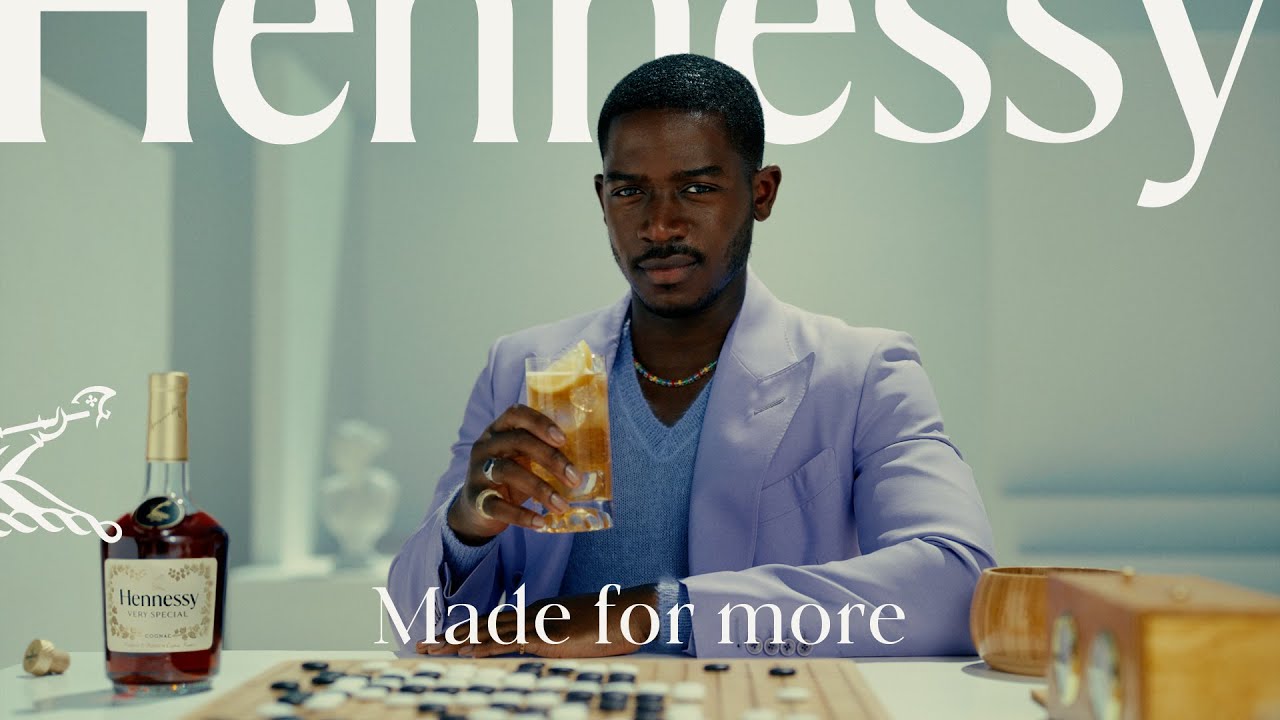 Hennessy, Damson Idris & Honey Syrup