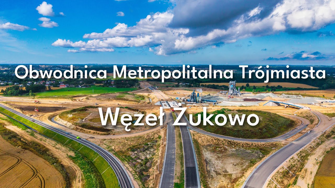 Obwodnica Metropolitalna Trójmiasta (OMT) - Węzeł Żukowo i Obwodnica Żukowa - stan na Lipiec 2025