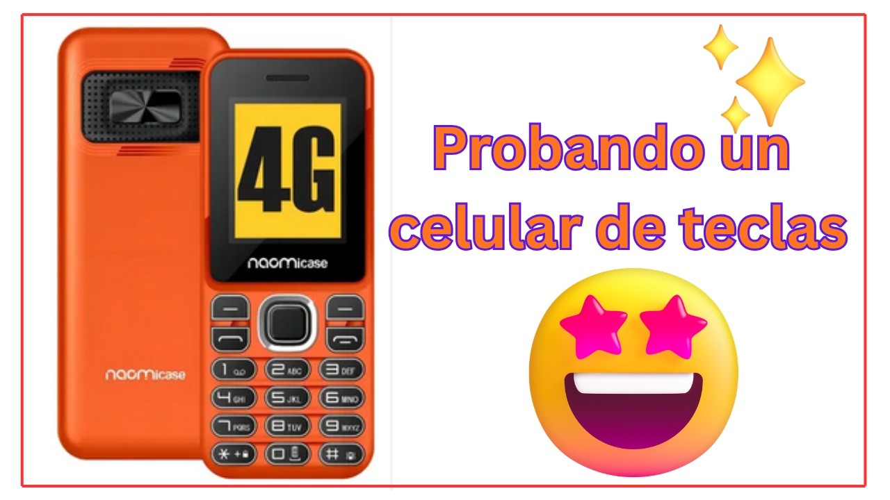 Pongo a prueba un celular de teclas| Naomicase 