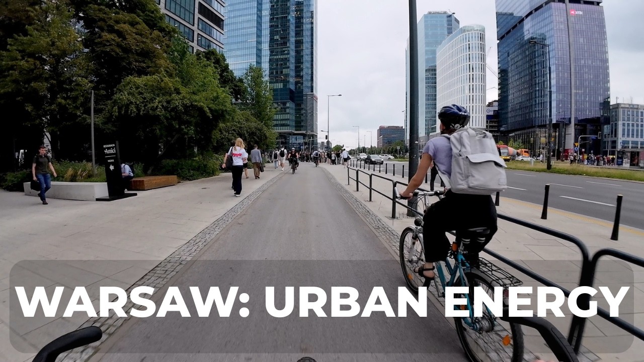 Modern Warsaw by Bike: Skyscrapers & City Center (Part 2) | Nowoczesna Warszawa Rowerem (Cz. 2)