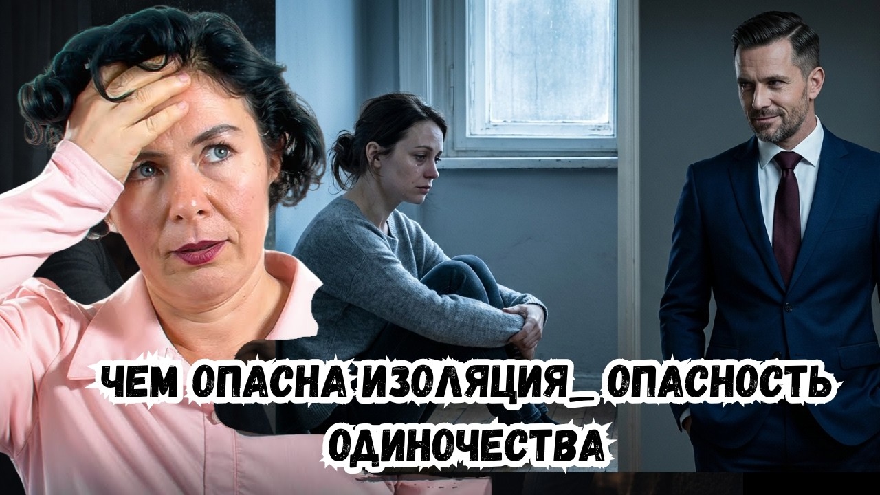 Чем опасна изоляция  Опасность одиночества