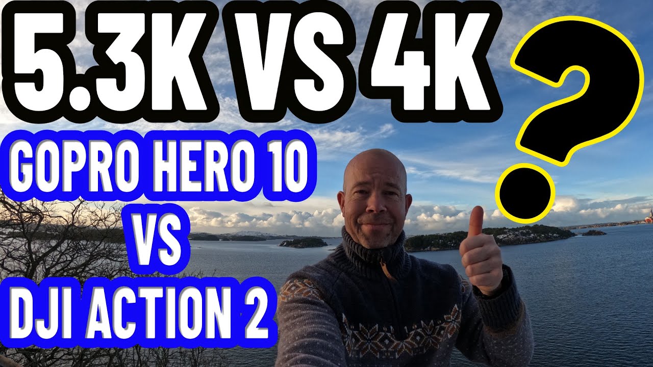 GOPRO HERO 10 5.3K VS DJI ACTION 2 4K | ONE HAS BETTER DETAILS AND ONE HAS BETTER COLORS | NOT EASY🤔