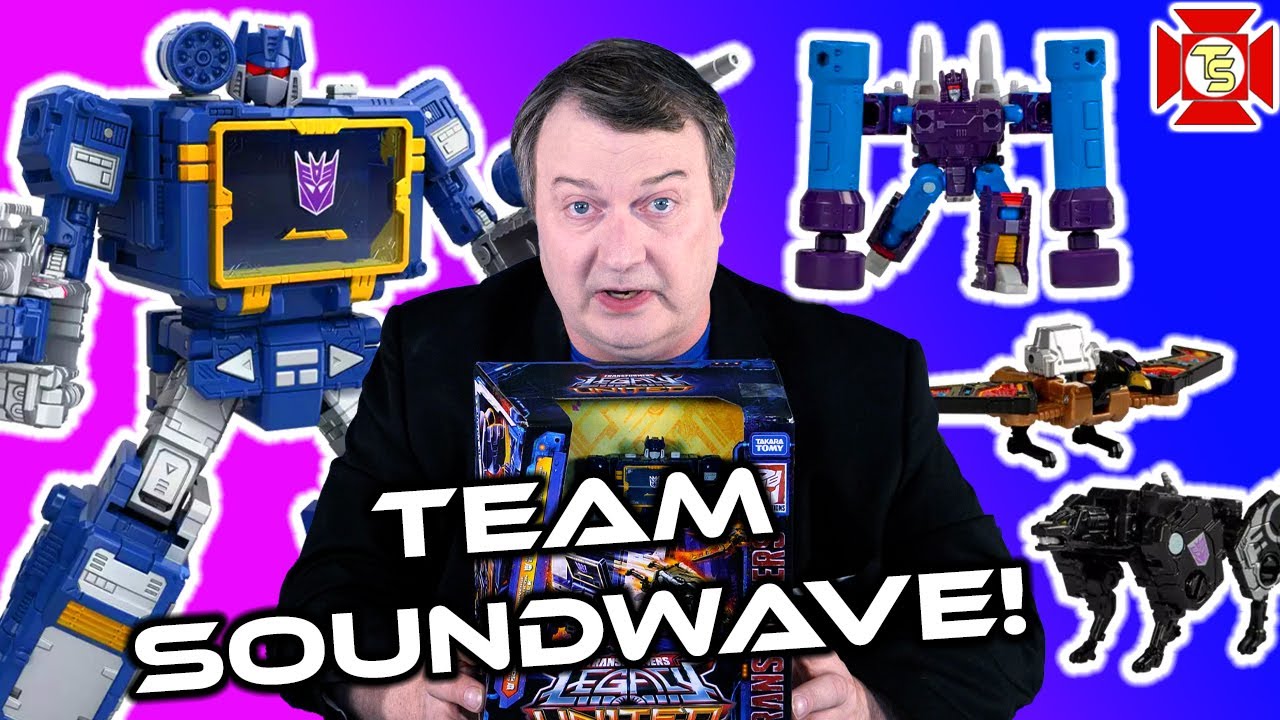 TRANSFORMERS G1 SOUNDWAVE Legacy United with Cassettes Review