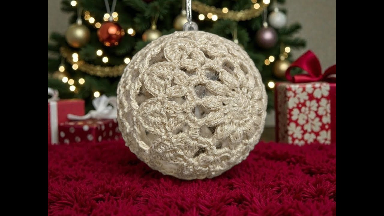 Bombka na szydełku QUE SERA SERA part 3 #bauble #crochet #tutorial