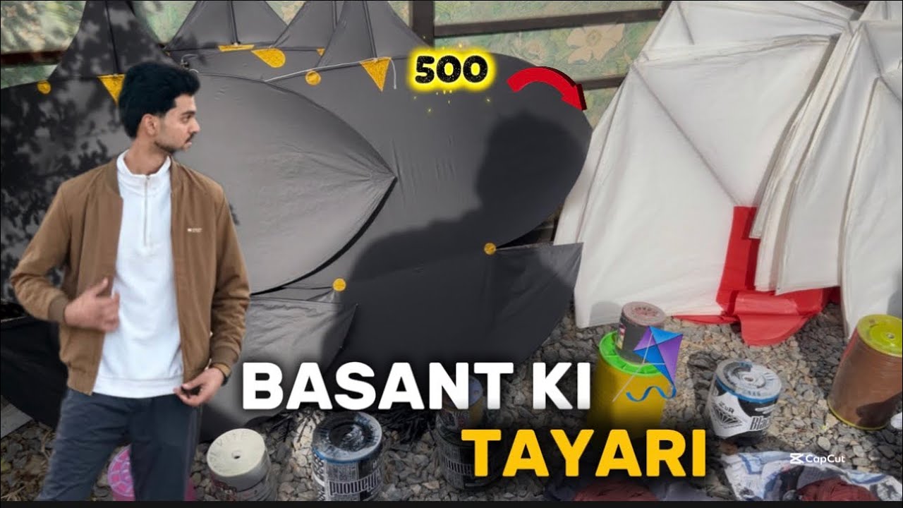 Basant K Liye Shopping Kar Li 🪁😦