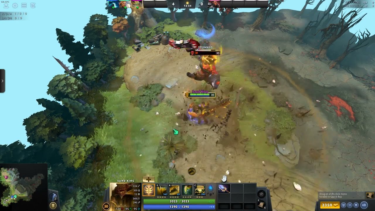 Sandking Sandstorm Buff Dota 2 New Patch 7.34