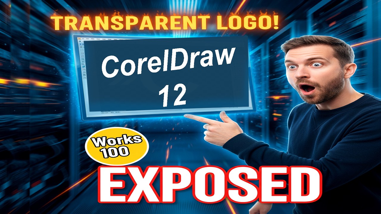 🔥 Top Secret CorelDRAW 12 Trick! Export Transparent Logo (Works 100%)