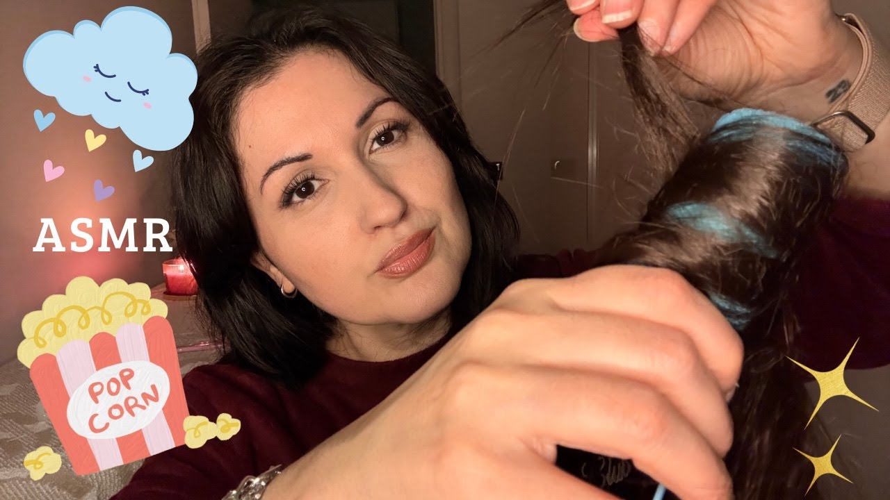 #ASMR Pyjama Party 🥳 Hairplay, Brushing✨ pigiama party tra amiche