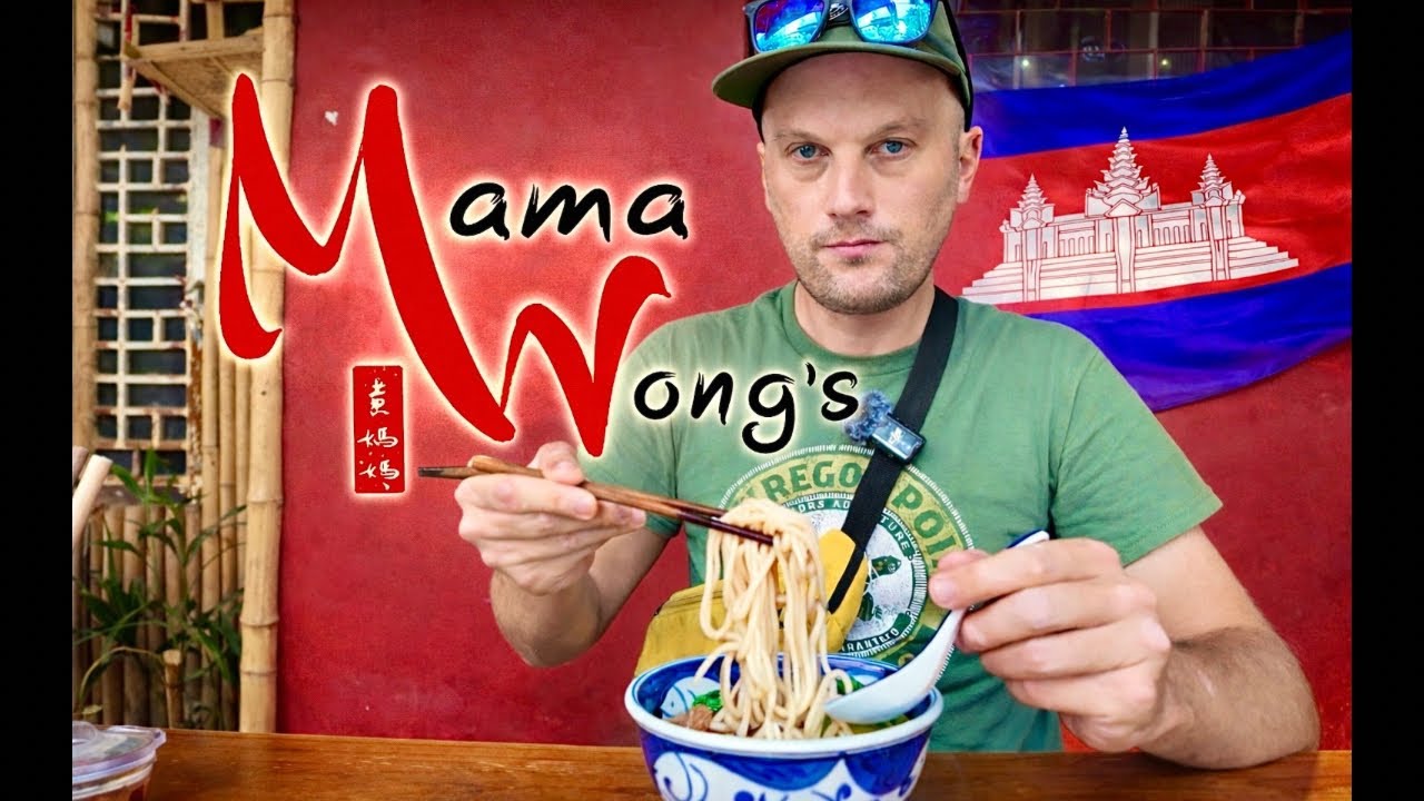 🍜 Eating at Mama Wong’s | Phnom Penh Street Food Gem