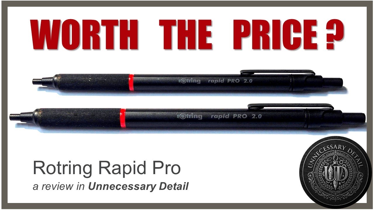 Rotring Rapid Pro 2.0 Mechanical Pencil / Lead Holder - Deep Dive (a review)