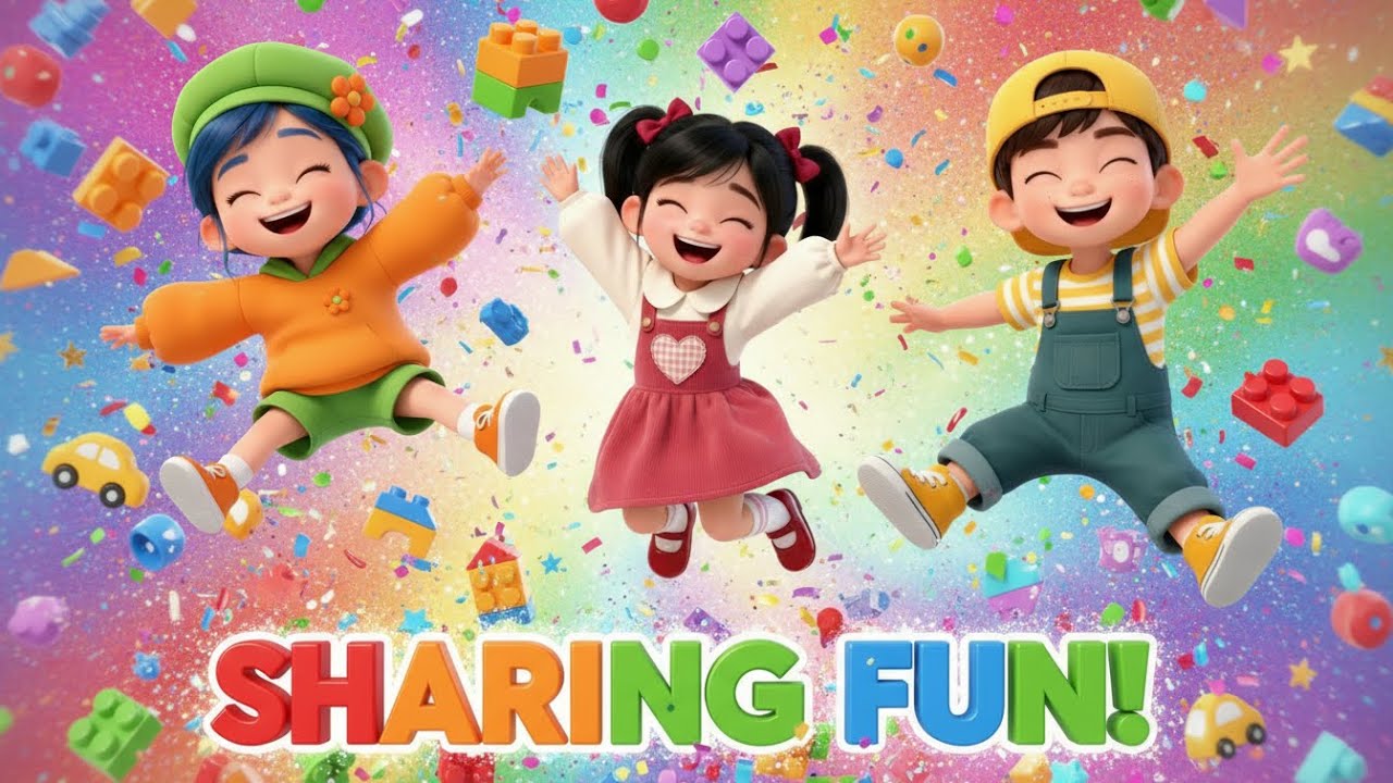 Sharing Is Caring Song | Learn to Share | Nursery Rhymes for Kids